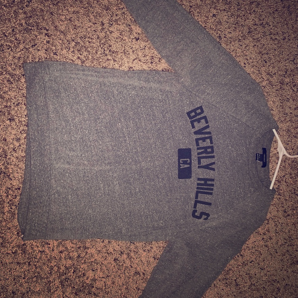 Grey Forever 21 Crew Neck